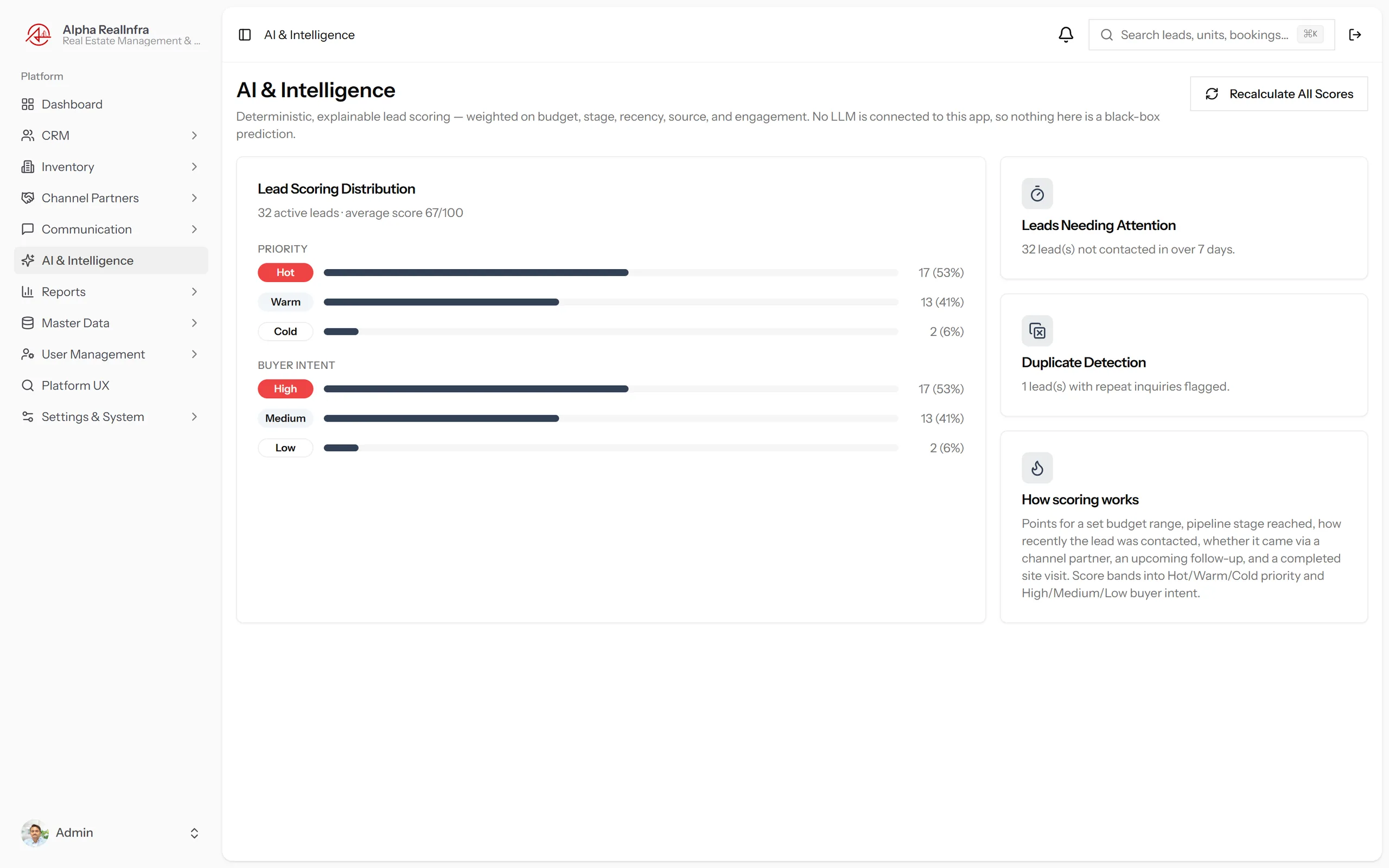 REMEX AI intelligence module